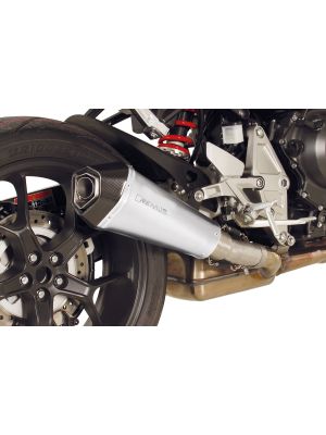 HYPERCONE Slip on (sport exhaust with connecting tube), Stainless steel matt, incl. (EC-) approval