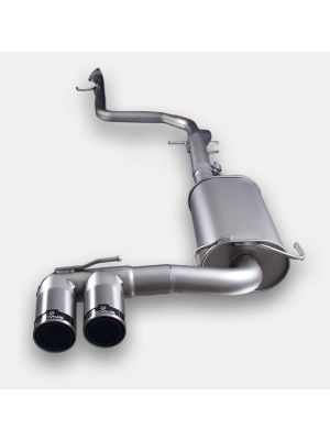 Cat-back sport exhaust Honda CR-Z centered with 2 tailpipes Ø 84 mm Street Race
