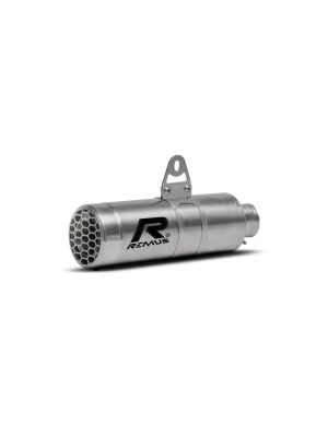 Slip-On REMUS MESH (sport silencer) Husqvarna Svartpilen / Vitpilen 2023, stainless steel brushed, Racing