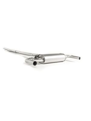 Cat-back-system left/right (selectable tail pipes), with integrated valve, incl. EEC homologation