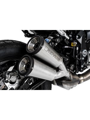 REMUS Vertical: Slip On (sport exhaust), stainless steel, incl. (EEC-) approval
