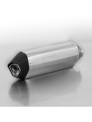 SPORTEXHAUST, slip on without Cat. incl. heat protecting shield, stainless steel, SPORT (no EEC), 55 mm