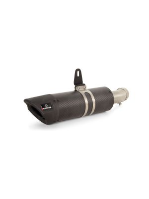 SPORT FLOW, Slip on (muffler with connecting tube), clamp matt, carbon, NO (EC-) APPROVAL