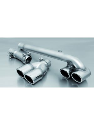 tail pipe set left/right each 2 tail pipes Ø 76 mm angled