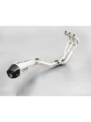 HYPERCONE, complete system (header, racing conntecting tube and rear muffler), stainless steel, RACE (no EEC), 65 mm